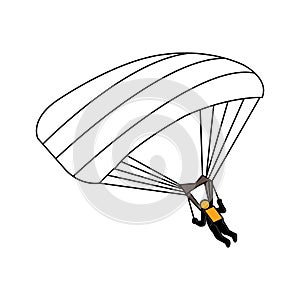 parachuting icon