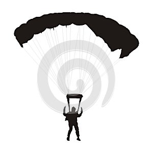 Parachutist photo