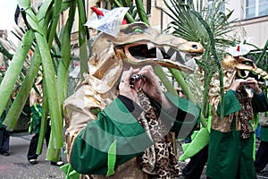 Parade, Carnival in Basel, Switzerland photo