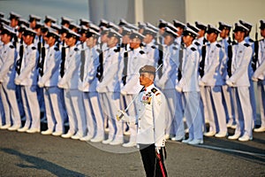 Parade Commander LTC Clarence Tan at NDP 2012