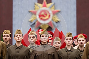 Parade dedicated to the Hero of Russia Day