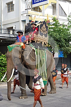 Parade of elephants