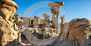 Parade Of Eroded Geologic Rock Formations photo
