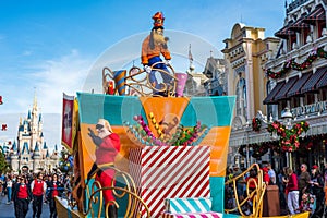 Parade in Main Street USA at The Magic Kingdom, Walt Disney World.