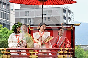 Parade of princesses of Gion Matsuri festival