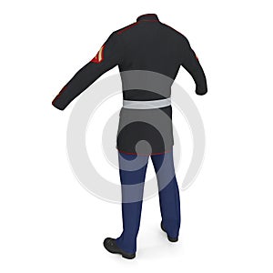 Parade Uniform of US Marine Corps Isolated on White Background 3D Illustration