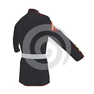 Parade Uniform of US Marine Corps on White Background Isolated 3D Illustration