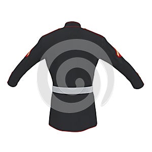 Parade Uniform of US Marine Corps on White Background Isolated 3D Illustration