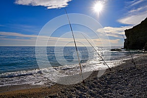 Paradis or Paraiso beach playa in Vila Joiosa photo