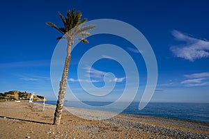 Paradis or Paraiso beach playa in Vila Joiosa photo