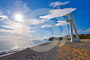 Paradis or Paraiso beach playa in Vila Joiosa photo