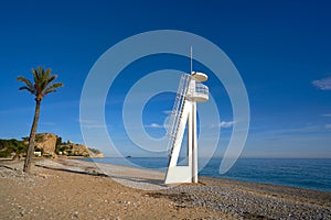 Paradis or Paraiso beach playa in Vila Joiosa