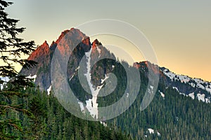 Paradise area at Mount Rainier National Park