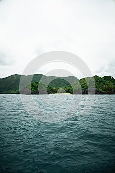 Paradise beach in the Caribbean photo