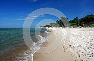 Paradise beach, intensive colors