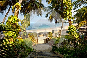 Paradise beach in Nosy Be, Madagascar