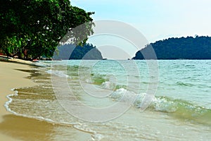 Paradise beach in Pangkor island, Malaysia