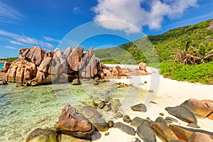 Paradise beach of Seychelles