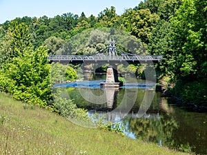 Paradise bridge in Zwickau on the Mulde