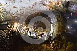 Paradise cave at Phong Nha-Ke Bang National Park, UNESCO World Heritage Site in Quang Binh Province, Vietnam