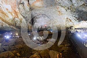 Paradise cave at Phong Nha-Ke Bang National Park, UNESCO World Heritage Site in Quang Binh Province, Vietnam