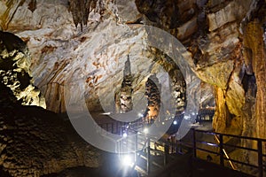 Paradise cave at Phong Nha-Ke Bang National Park, UNESCO World Heritage Site in Quang Binh Province, Vietnam