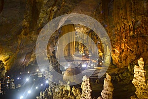 Paradise cave at Phong Nha-Ke Bang National Park, UNESCO World Heritage Site in Quang Binh Province, Vietnam