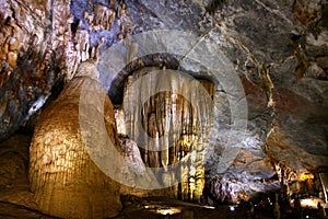 Paradise cave Vietnam impressive limestone formations
