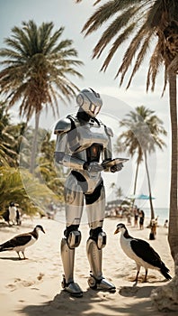 Paradise Day: Humanoid Robot in the Animal Oasis 2