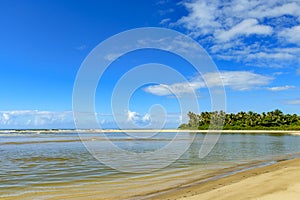 Paradise and deserted tropical beach