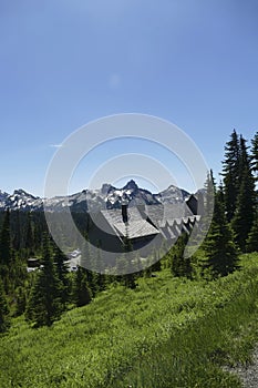 Paradise Inn with Tatoosh range