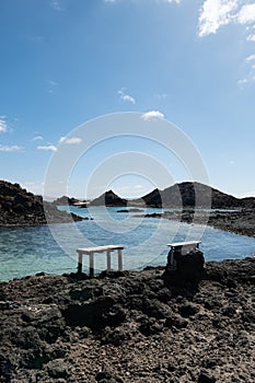 Paradise island of Lobos, Canary Islands, Spain