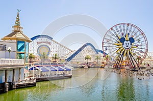 Paradise Pier at Disney California Adventure Park, Anaheim, Cali