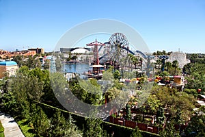 Paradise Pier in Disney`s California Adventure