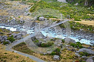 Paradise places in South New Zealand / Mount Cook National Park