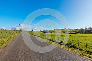 Paradise Rd near Sheffield in Tasmania Australia