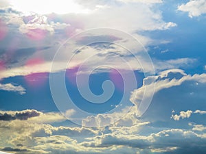 Heavenly clouds wallpaper