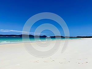 Paradise whiteheaven beach in Australia