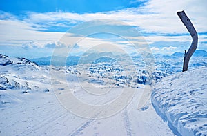 Paradise for winter sports, Dachstein-Krippenstein, Salzkammergut, Austria