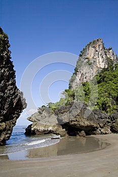 Paradisiac beach at Had Yao, Trang, Thailand