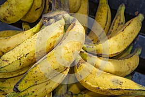 Group of Bananas yellow for sale photo