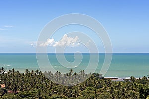 The paradisiacal beaches of Porto Seguro, Bahia