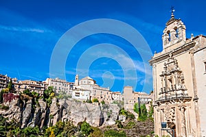 Parador nacional of Cuenca in Castille La Mancha, Spain. photo