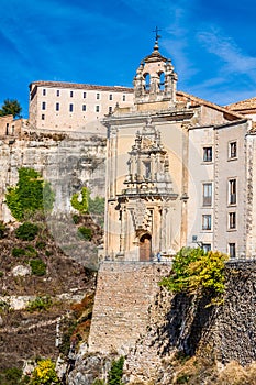 Parador nacional of Cuenca in Castille La Mancha, Spain. photo