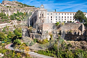 Parador nacional of Cuenca in Castille La Mancha, Spain. photo