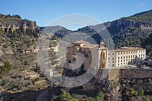 The parador nacional and chapel photo