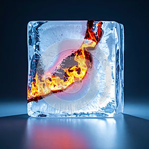 The Paradox of Fire and Ice Contained