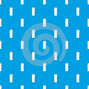 Paraffin candle pattern seamless blue