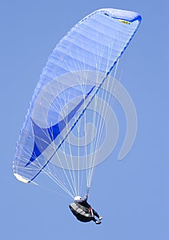 Paraglider coming in to land