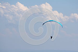 Paraglider in the sky
